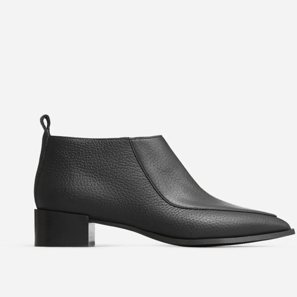 𝅺Everlane the boss bootie black leather size 9.5 - Picture 1 of 6